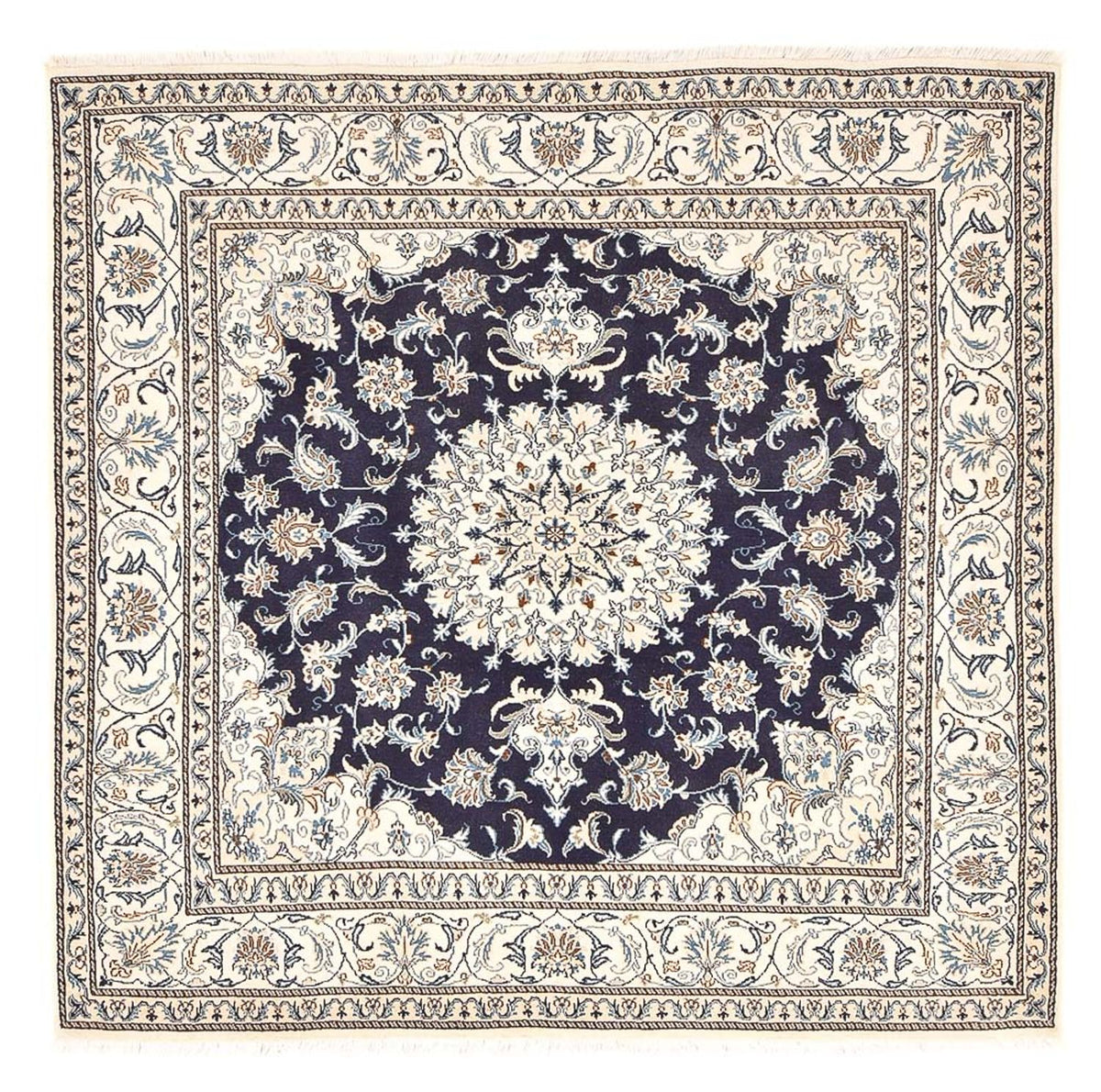 Perser Rug - Nain square  - 208 x 200 cm - dark blue