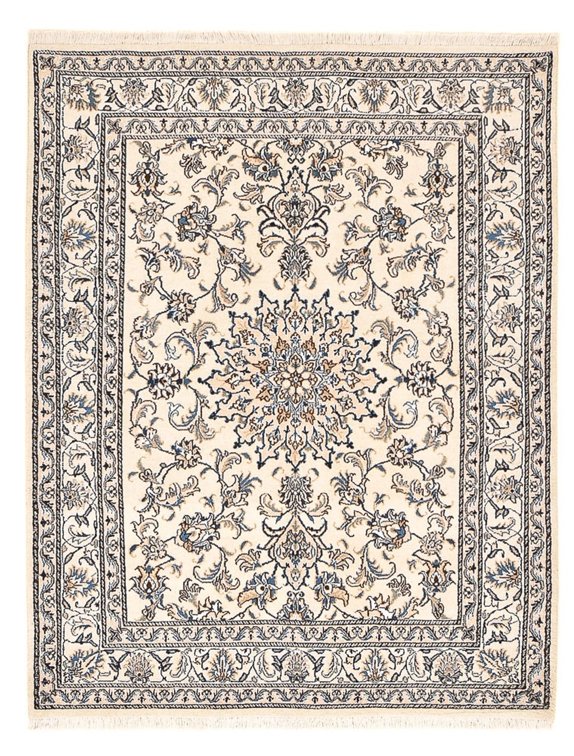 Perser Rug - Nain - 198 x 147 cm - light beige