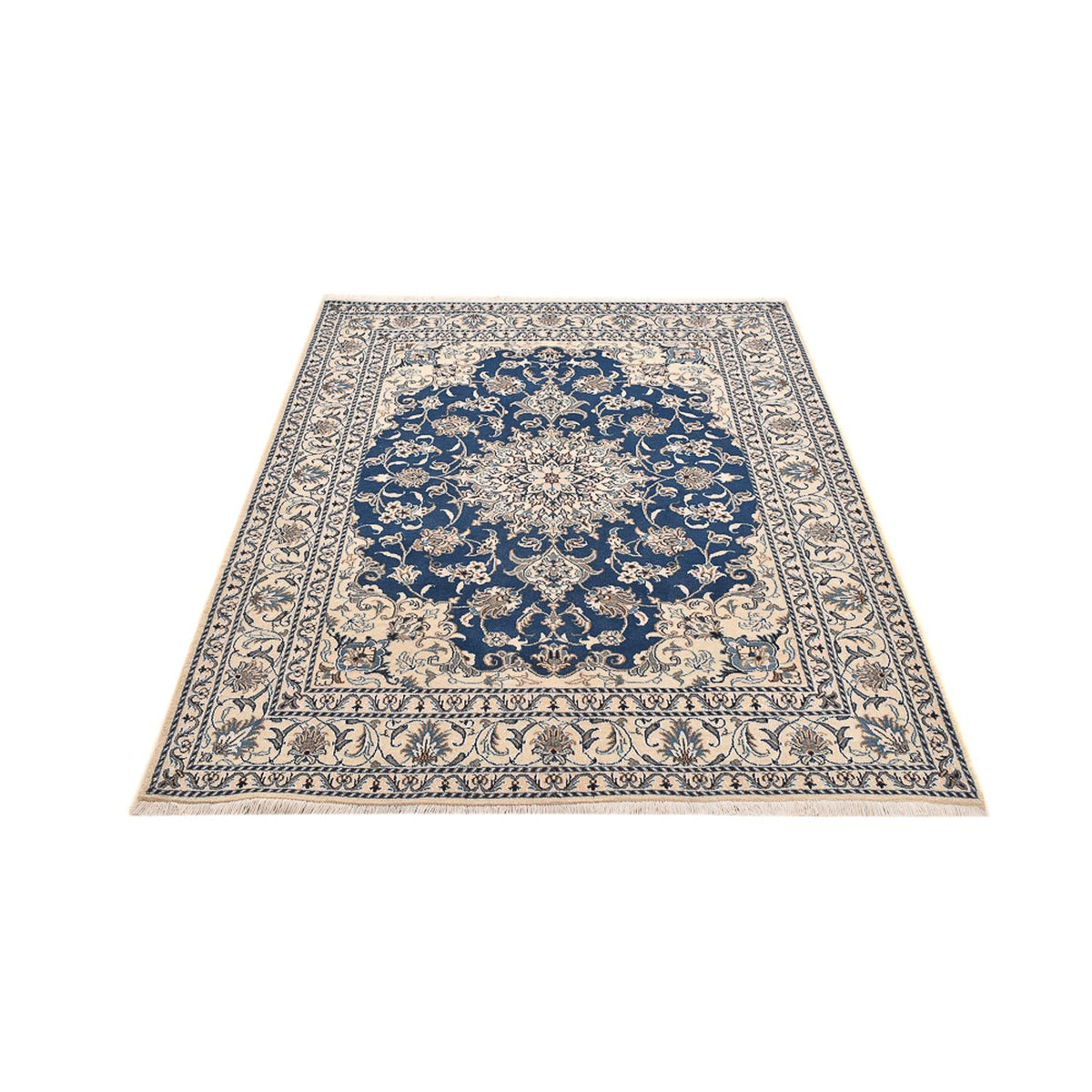 Perser Rug - Nain - 202 x 155 cm - dark blue