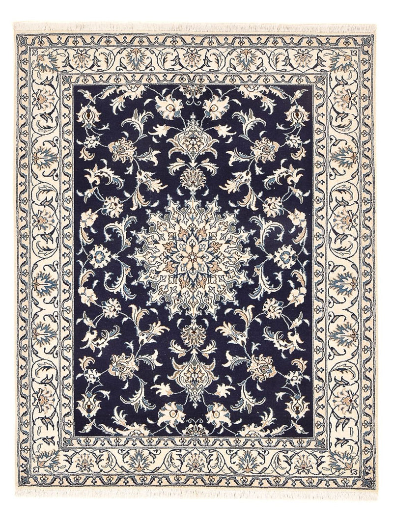Perser Rug - Nain - 194 x 146 cm - dark blue