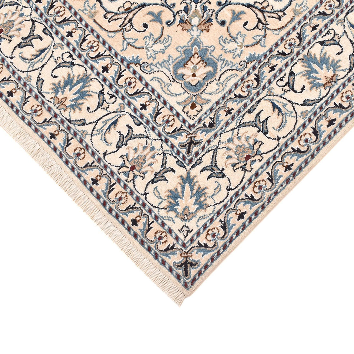 Perser Rug - Nain - 209 x 146 cm - light beige