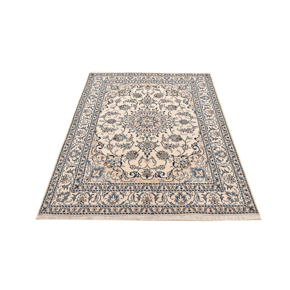 Perser Rug - Nain - 209 x 146 cm - light beige