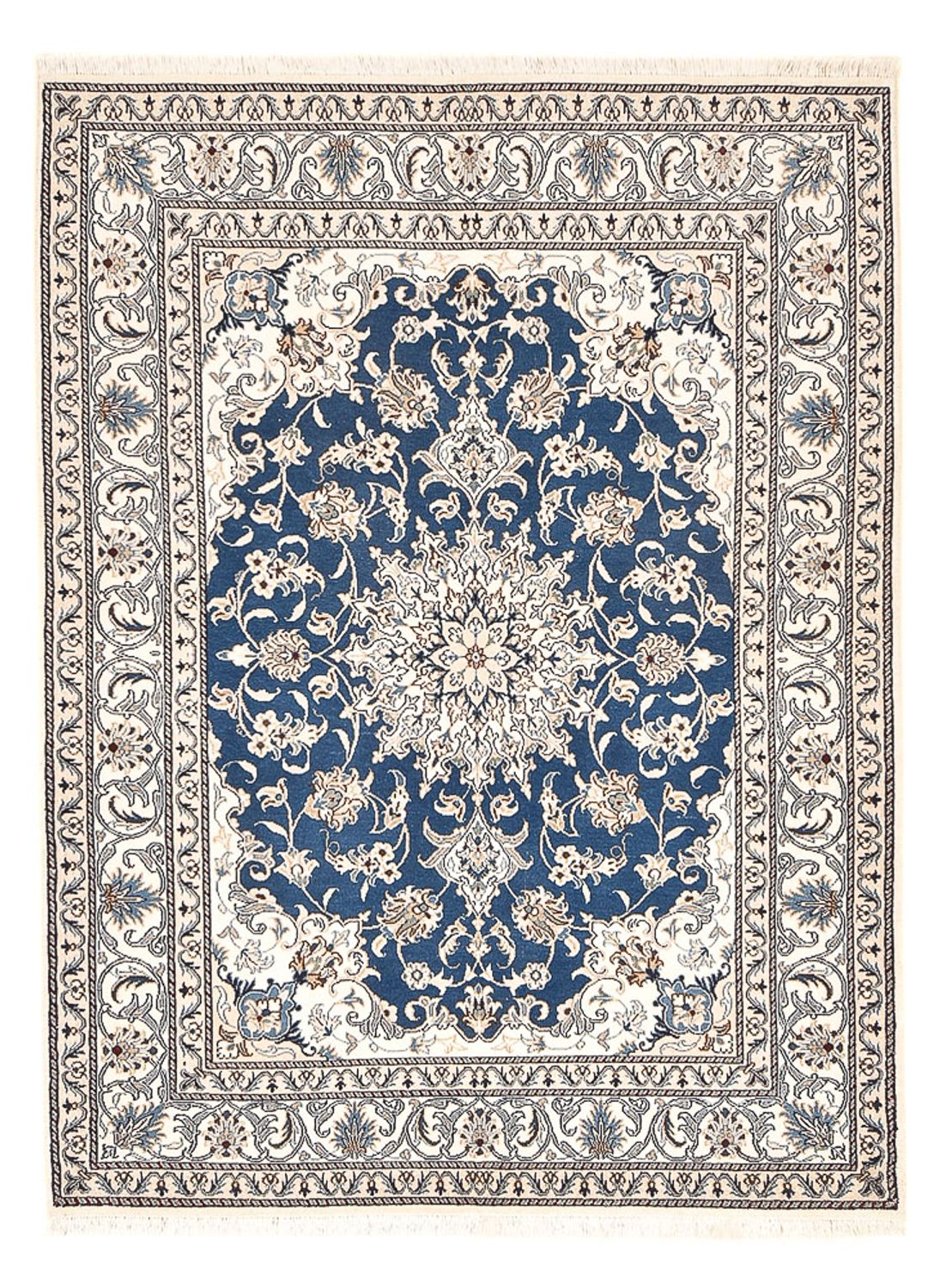 Perser Rug - Nain - 200 x 146 cm - light blue