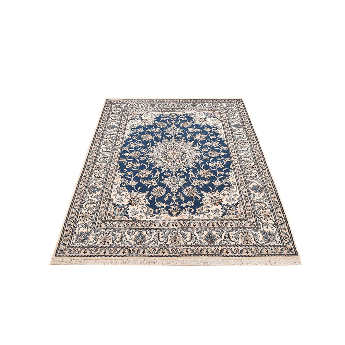 Perser Rug - Nain - 200 x 146 cm - light blue