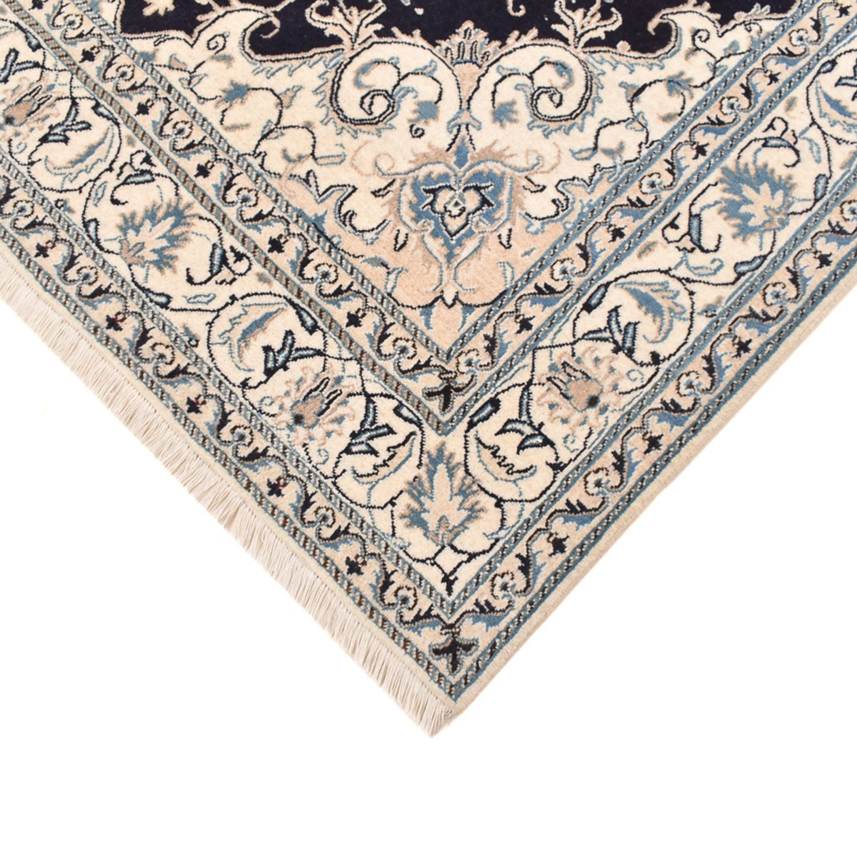 Perser Rug - Nain - 245 x 166 cm - dark blue