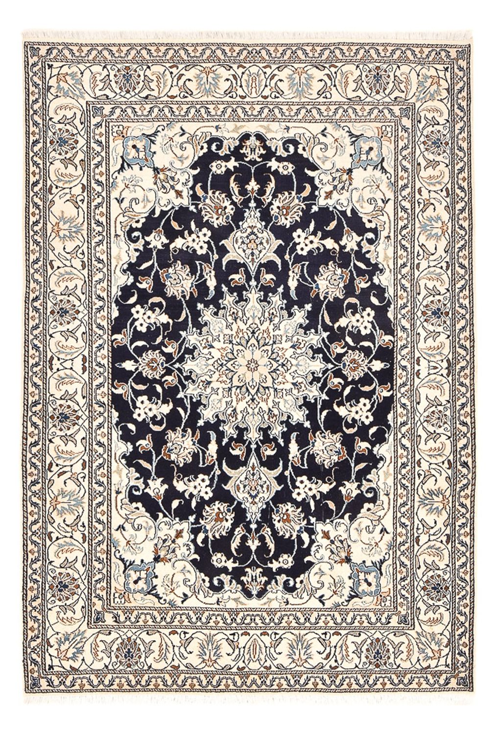 Perser Rug - Nain - 237 x 165 cm - dark blue