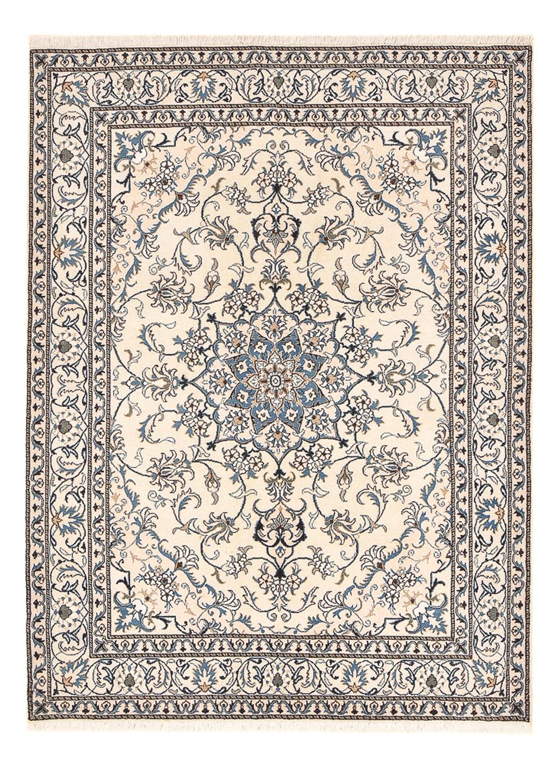 Perser Rug - Nain - 239 x 170 cm - light beige