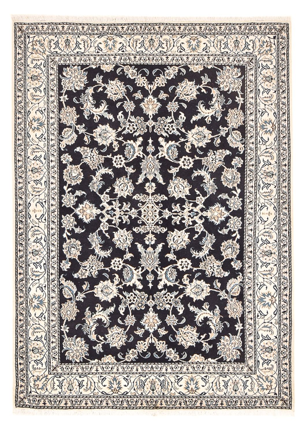 Perser Rug - Nain - 242 x 165 cm - dark blue