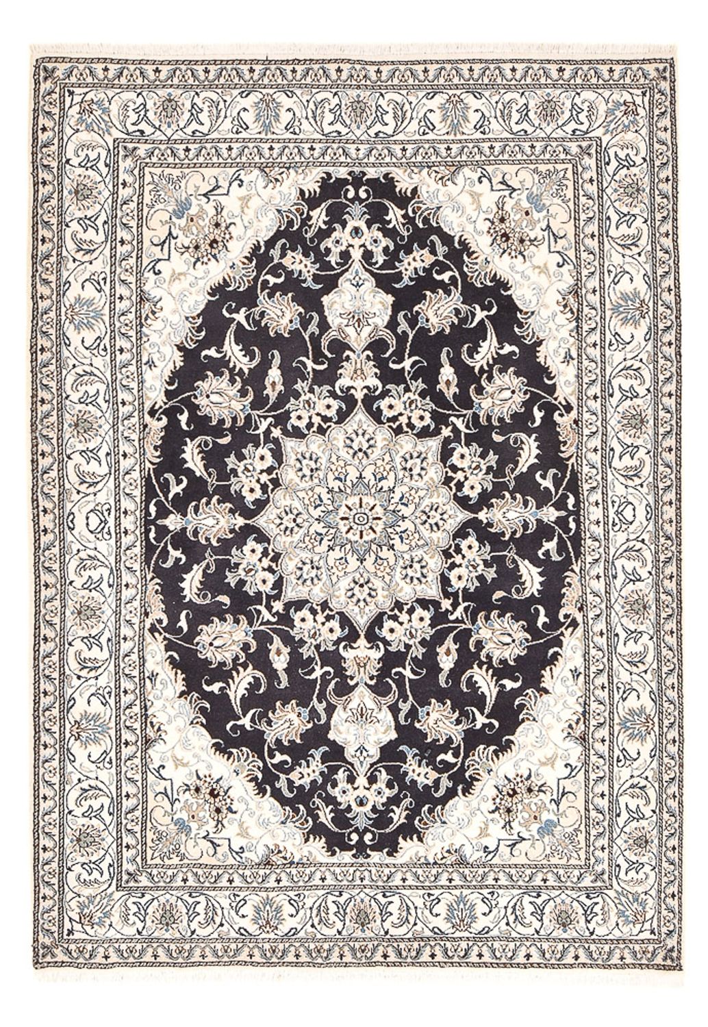Perser Rug - Nain - 238 x 161 cm - dark blue