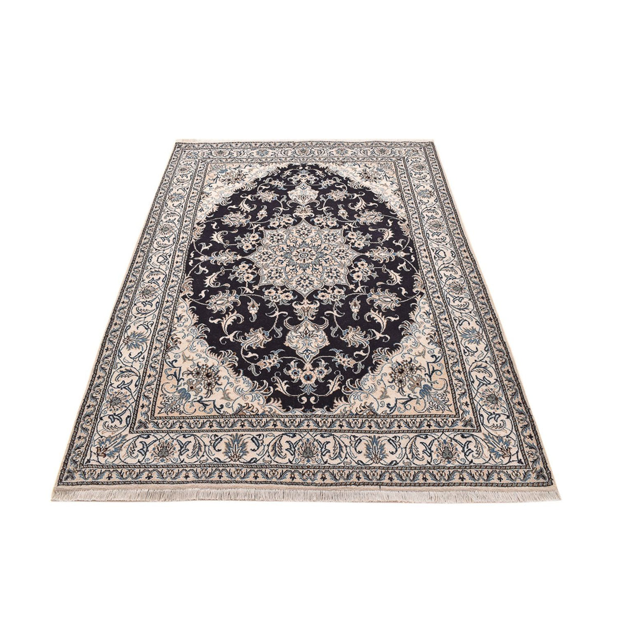 Perser Rug - Nain - 238 x 161 cm - dark blue