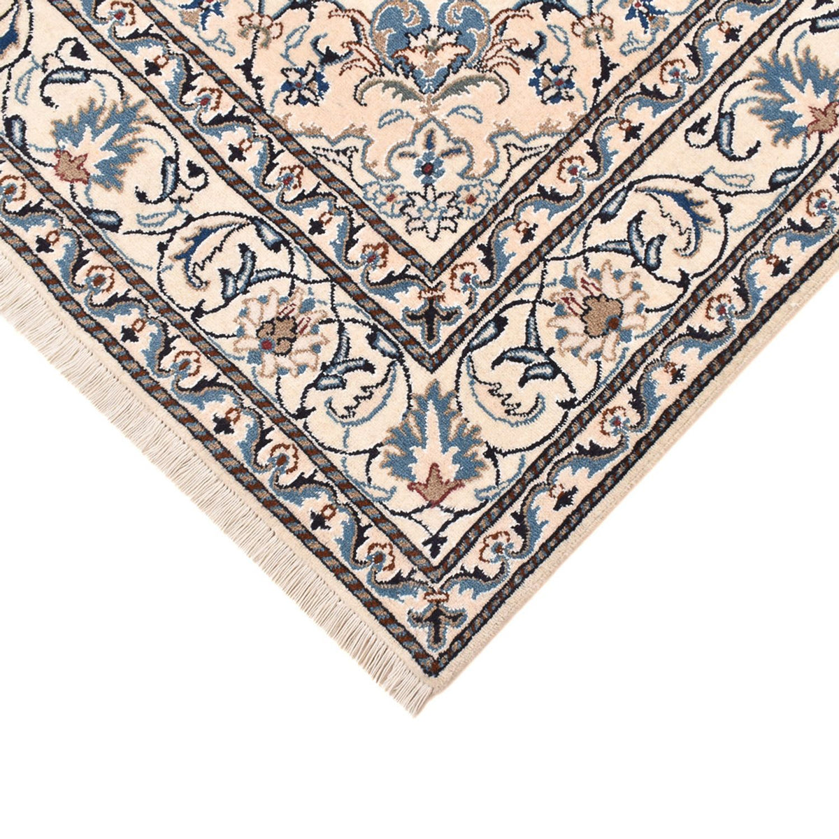 Perser Rug - Nain - 241 x 170 cm - light beige