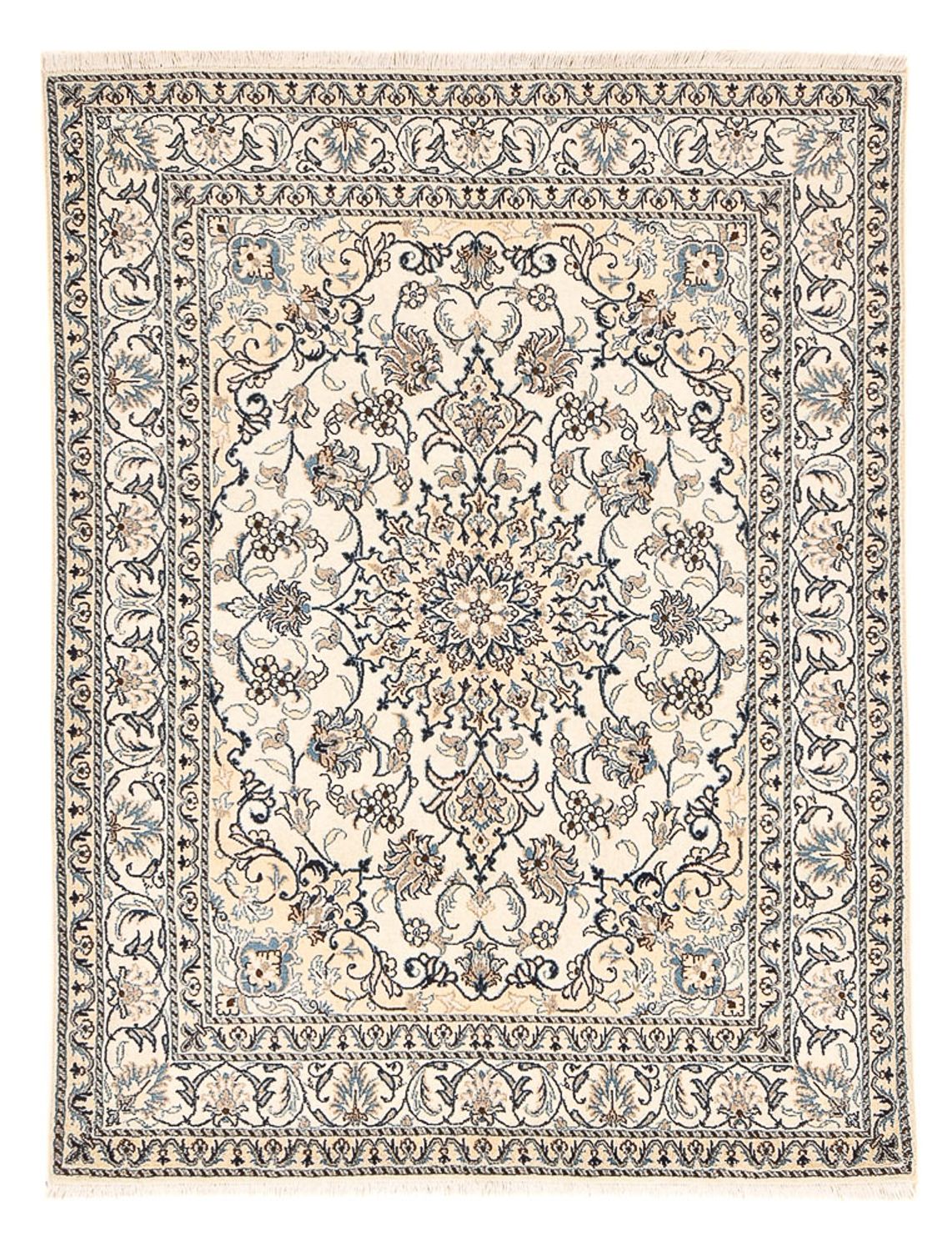 Perser Rug - Nain - 193 x 145 cm - light beige