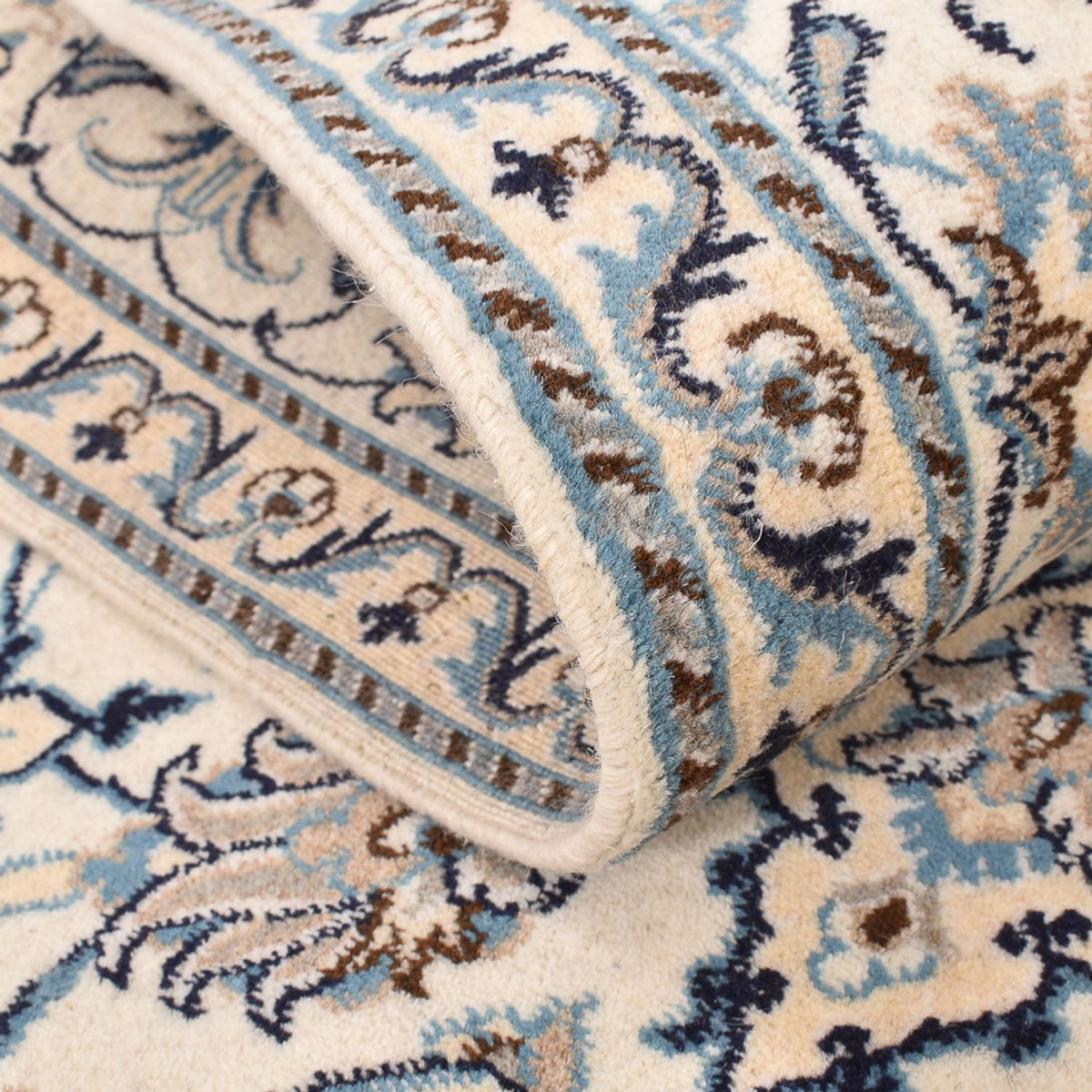 Perser Rug - Nain - 193 x 145 cm - light beige