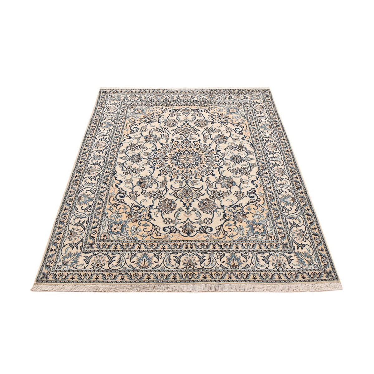 Perser Rug - Nain - 193 x 145 cm - light beige
