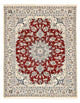 Perserteppich - Nain - 195 x 148 cm - rot