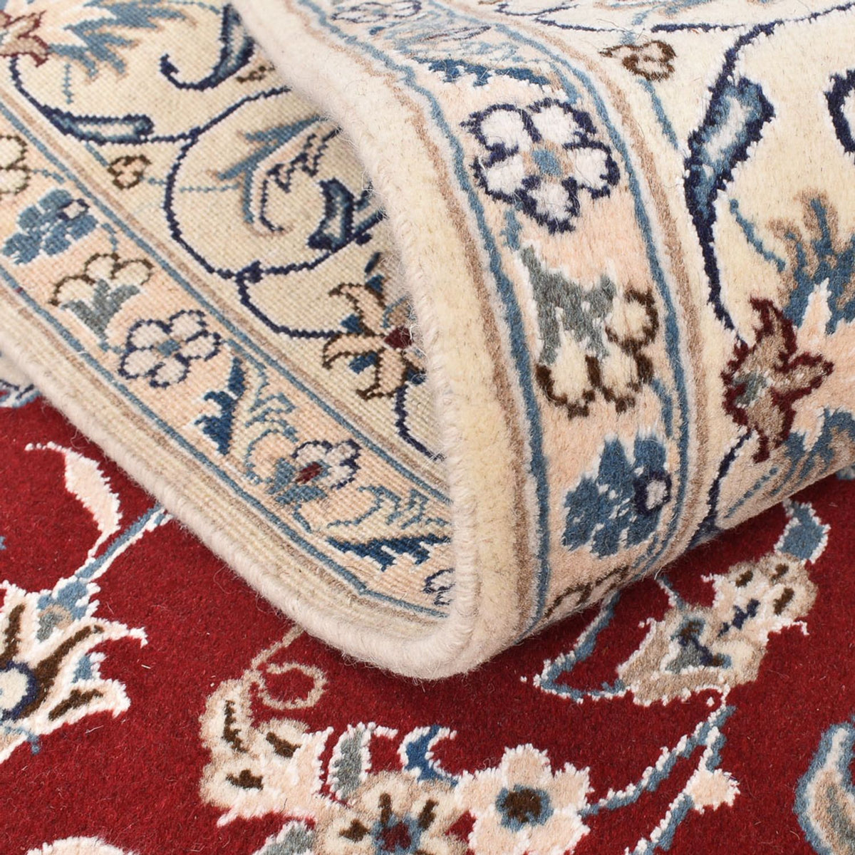 Perser Rug - Nain - 195 x 148 cm - red