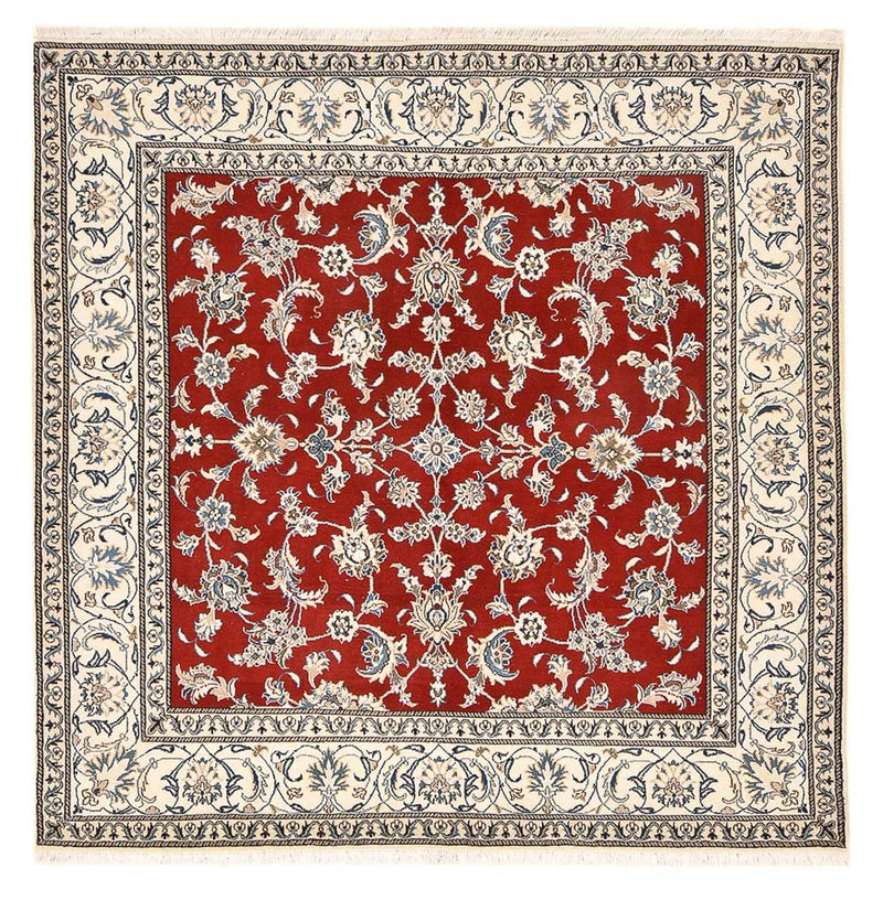 Perser Rug - Nain square  - 203 x 193 cm - red