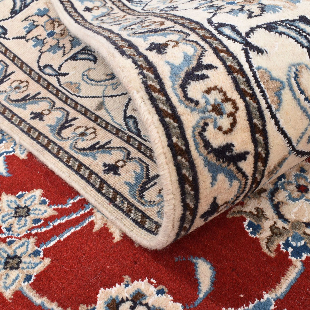 Perser Rug - Nain square  - 203 x 193 cm - red