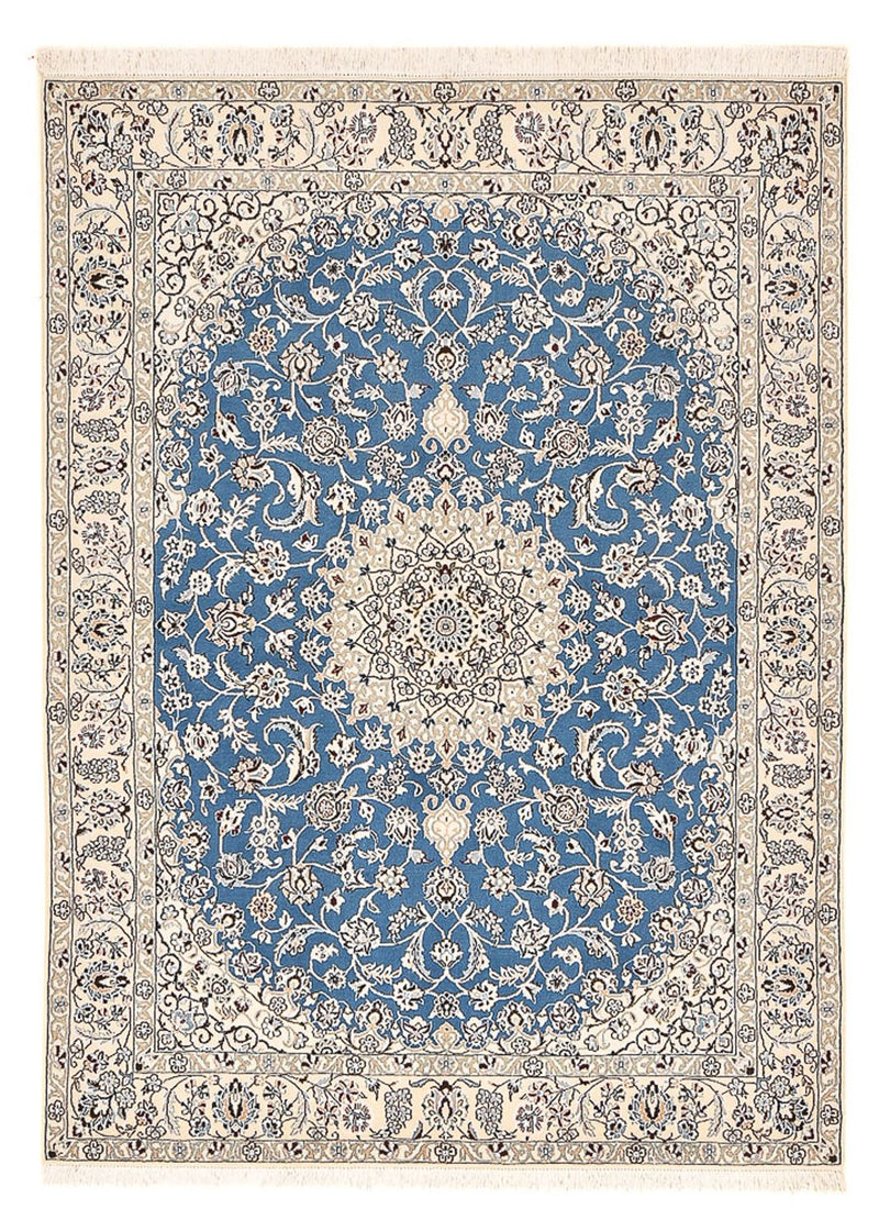Perser Rug - Nain - Royal - 201 x 149 cm - light blue
