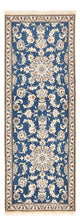 Läufer Perser - Nain - 209 x 78 cm - blau