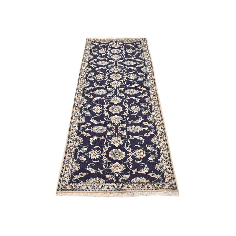 Runner Perser Rug - Nain - 241 x 79 cm - dark blue