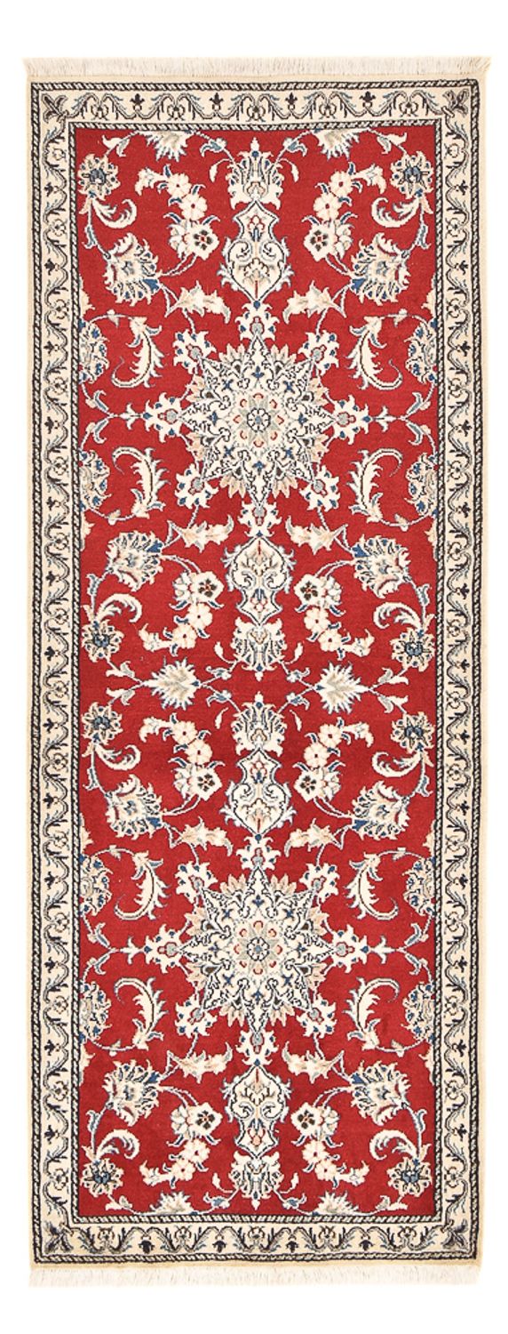 Runner Perser Rug - Nain - 208 x 79 cm - red