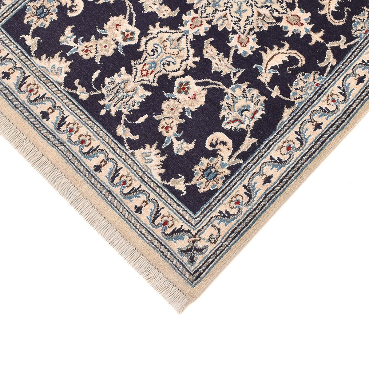 Runner Perser Rug - Nain - 206 x 77 cm - dark blue