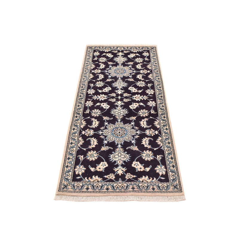 Runner Perser Rug - Nain - 200 x 78 cm - dark blue