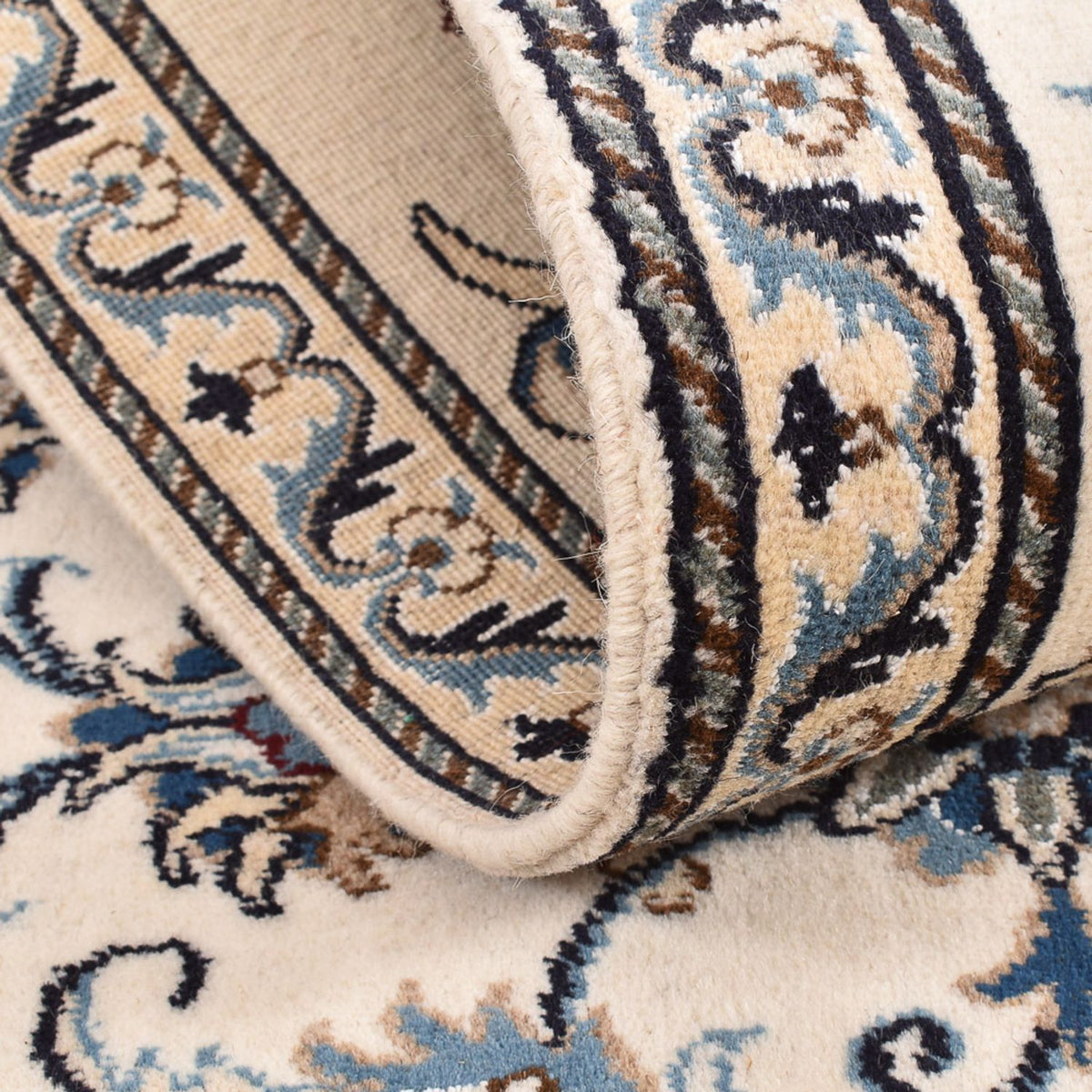 Runner Perser Rug - Nain - 298 x 78 cm - white