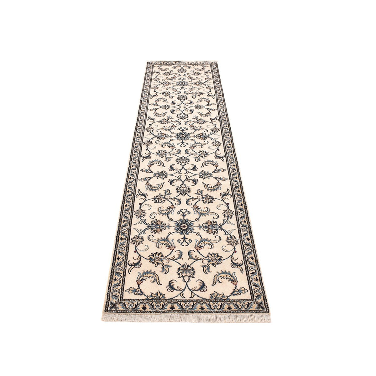 Runner Perser Rug - Nain - 298 x 78 cm - white