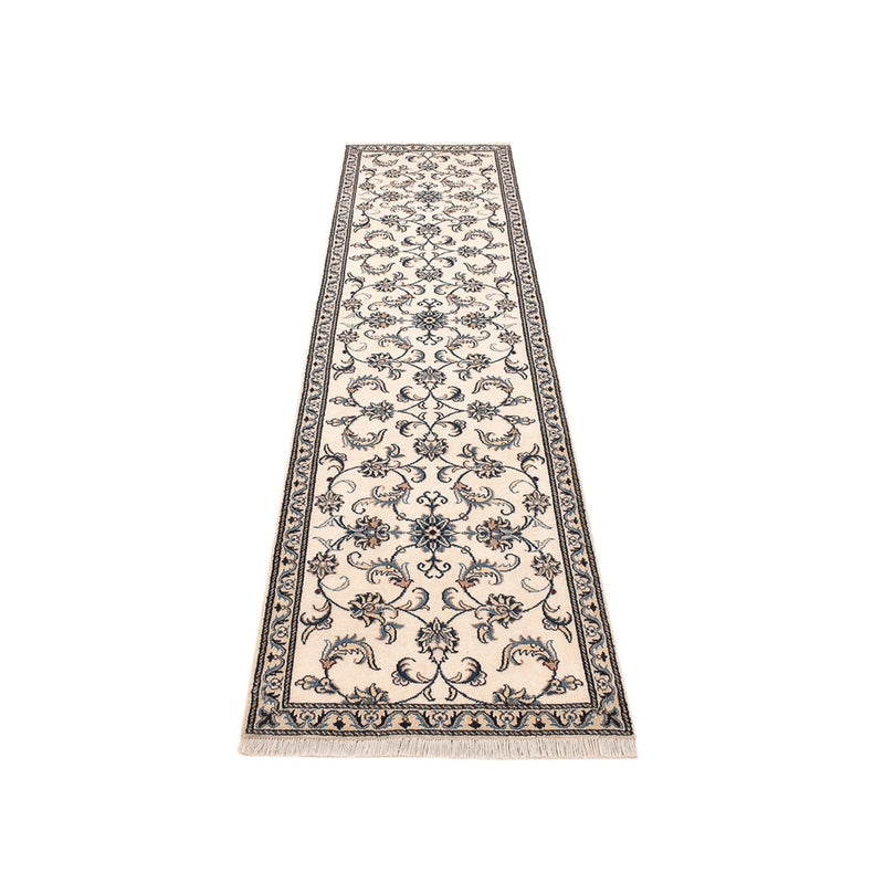 Runner Perser Rug - Nain - 298 x 78 cm - white