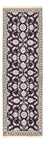 Runner Perser Rug - Nain - 250 x 80 cm - dark blue