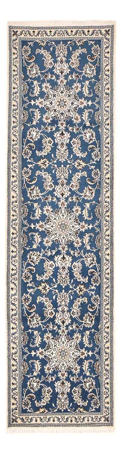 Runner Perser Rug - Nain - 298 x 80 cm - sea blue