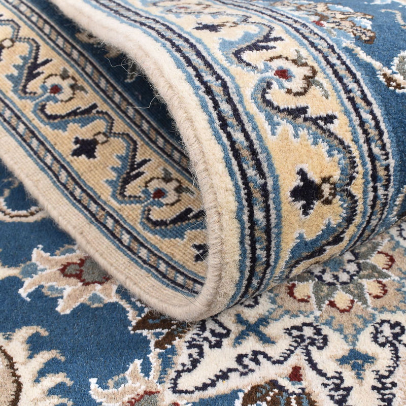 Runner Perser Rug - Nain - 298 x 80 cm - sea blue