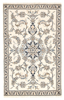 Perser Rug - Nain - 136 x 87 cm - light beige