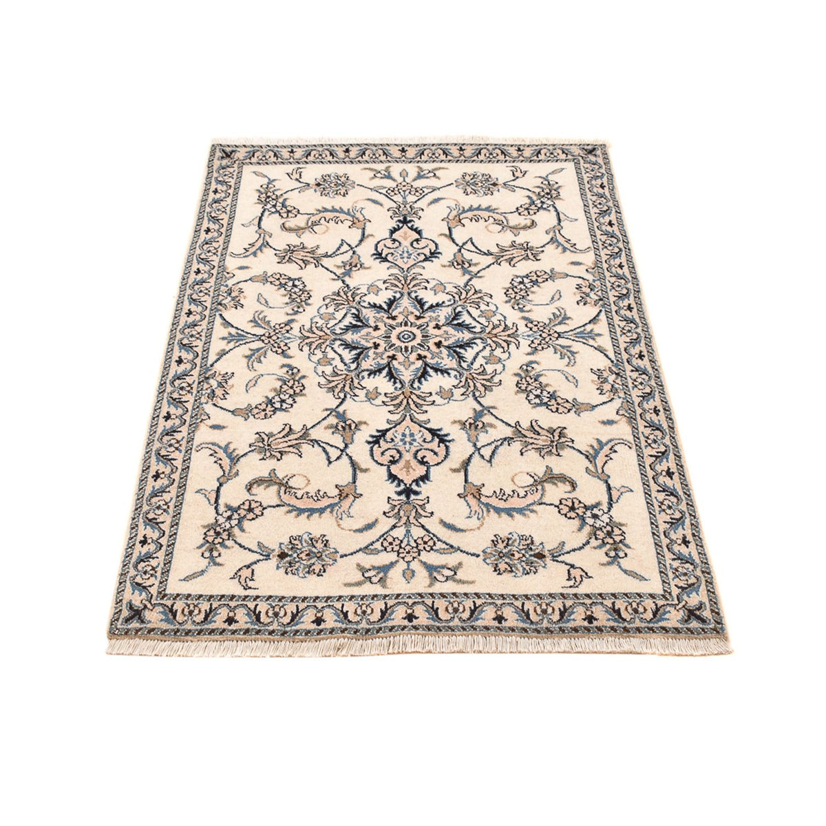 Perser Rug - Nain - 136 x 87 cm - light beige