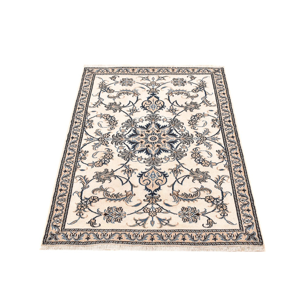 Perser Rug - Nain - 137 x 88 cm - light beige