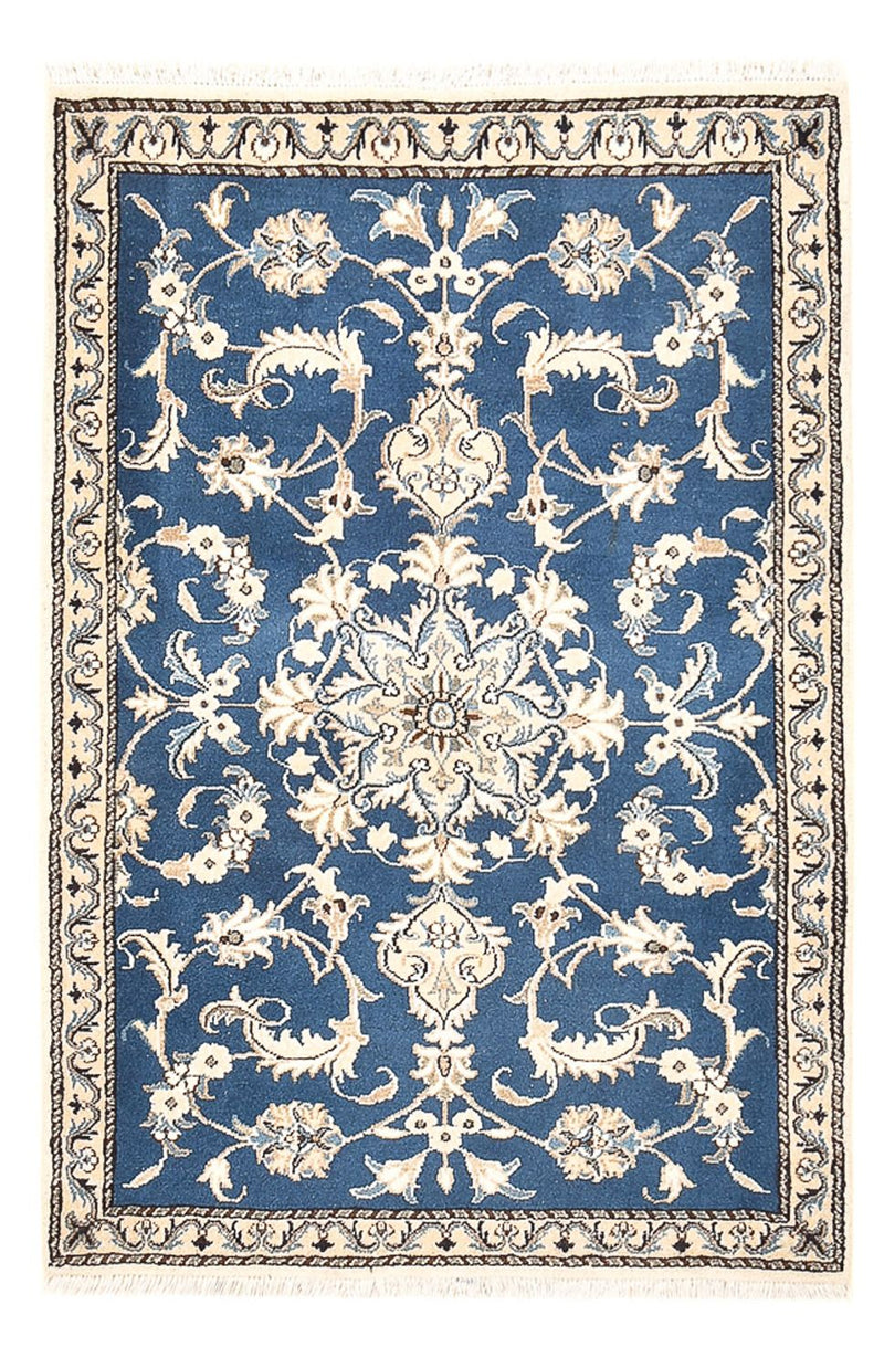 Perser Rug - Nain - 137 x 88 cm - blue