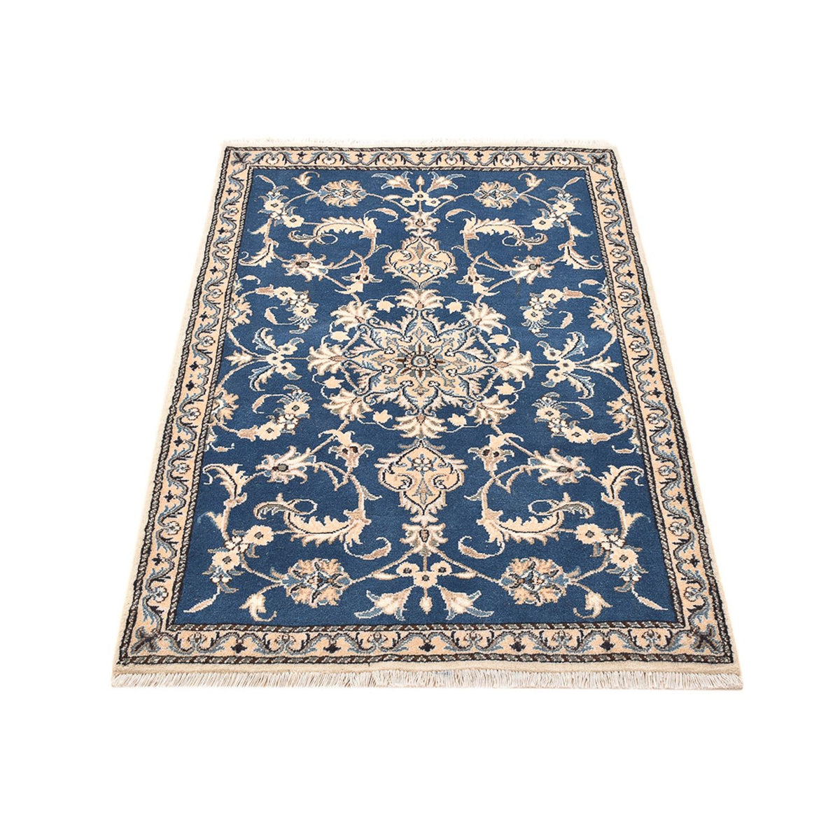 Perser Rug - Nain - 137 x 88 cm - blue