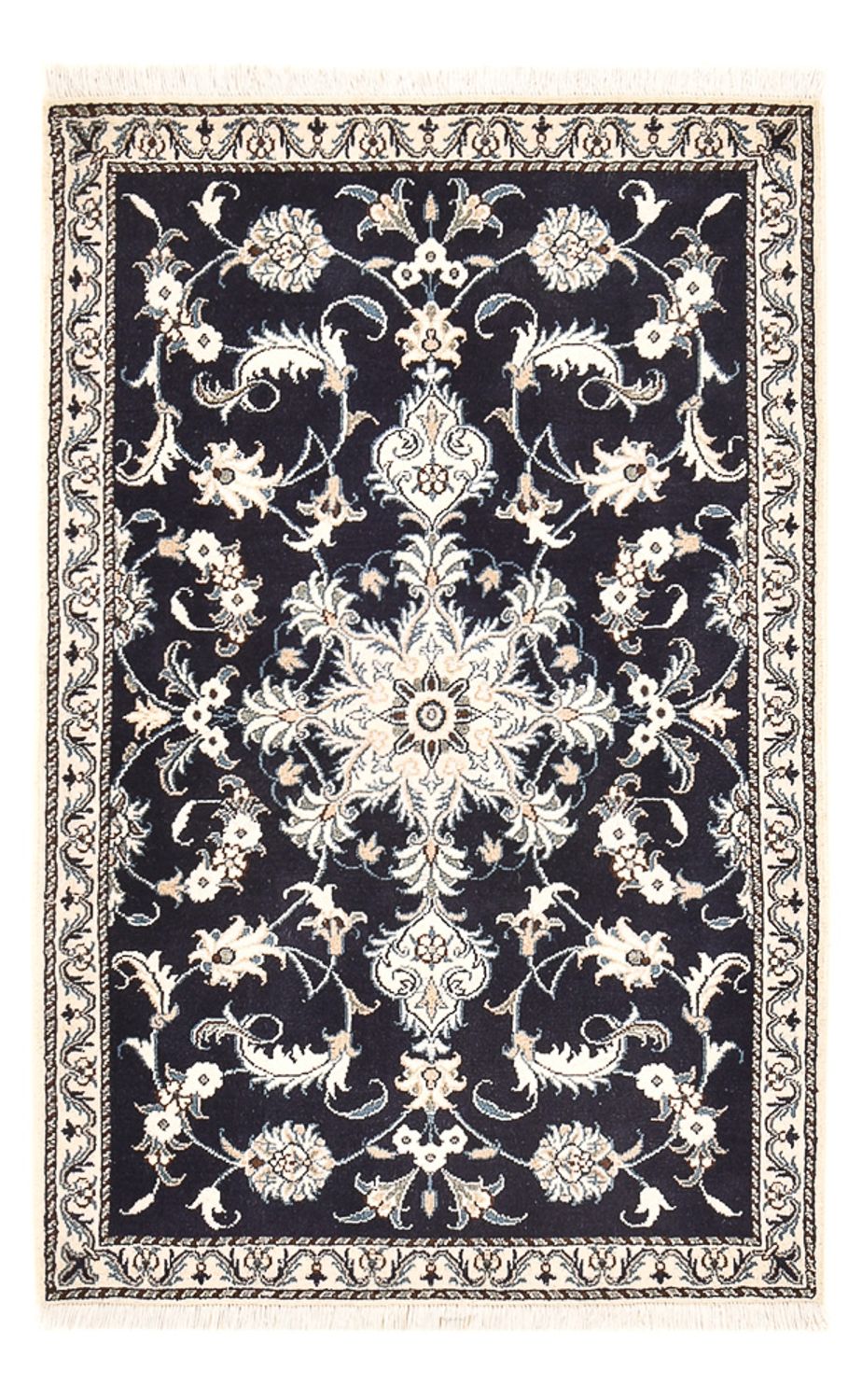 Perser Rug - Nain - 137 x 87 cm - dark blue