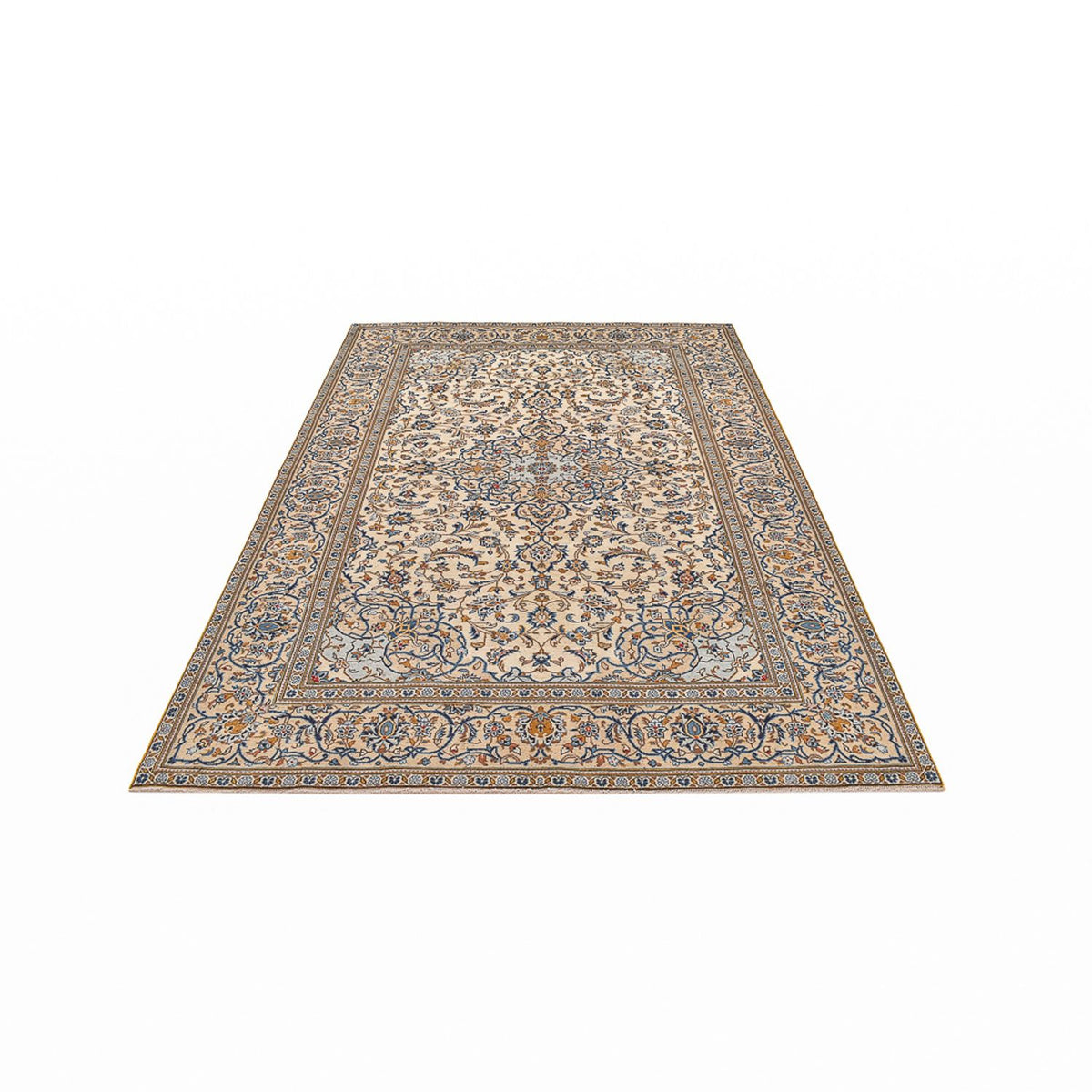 Perser Rug - Keshan - 287 x 192 cm - dark beige