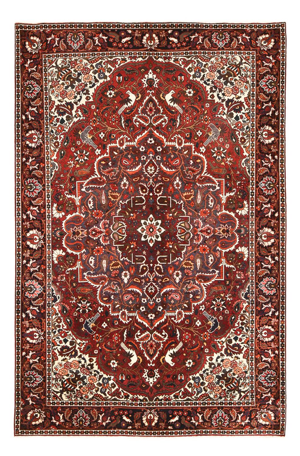 Perser Rug - Nomadic - 310 x 207 cm - dark red