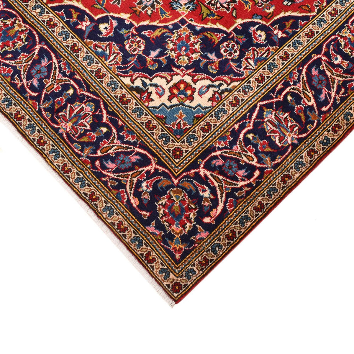 Perser Rug - Keshan - 265 x 150 cm - red