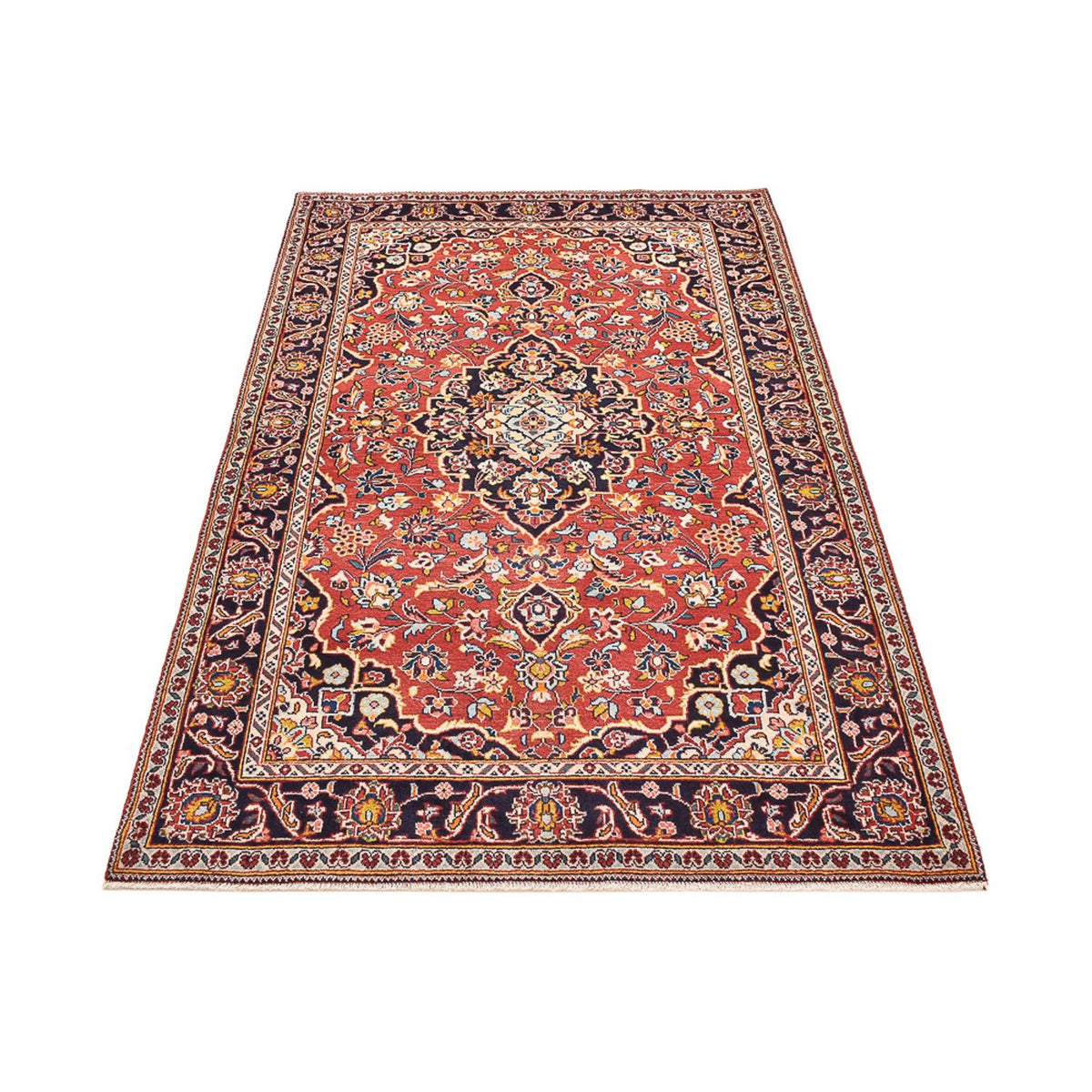 Perser Rug - Keshan - 210 x 127 cm - light red