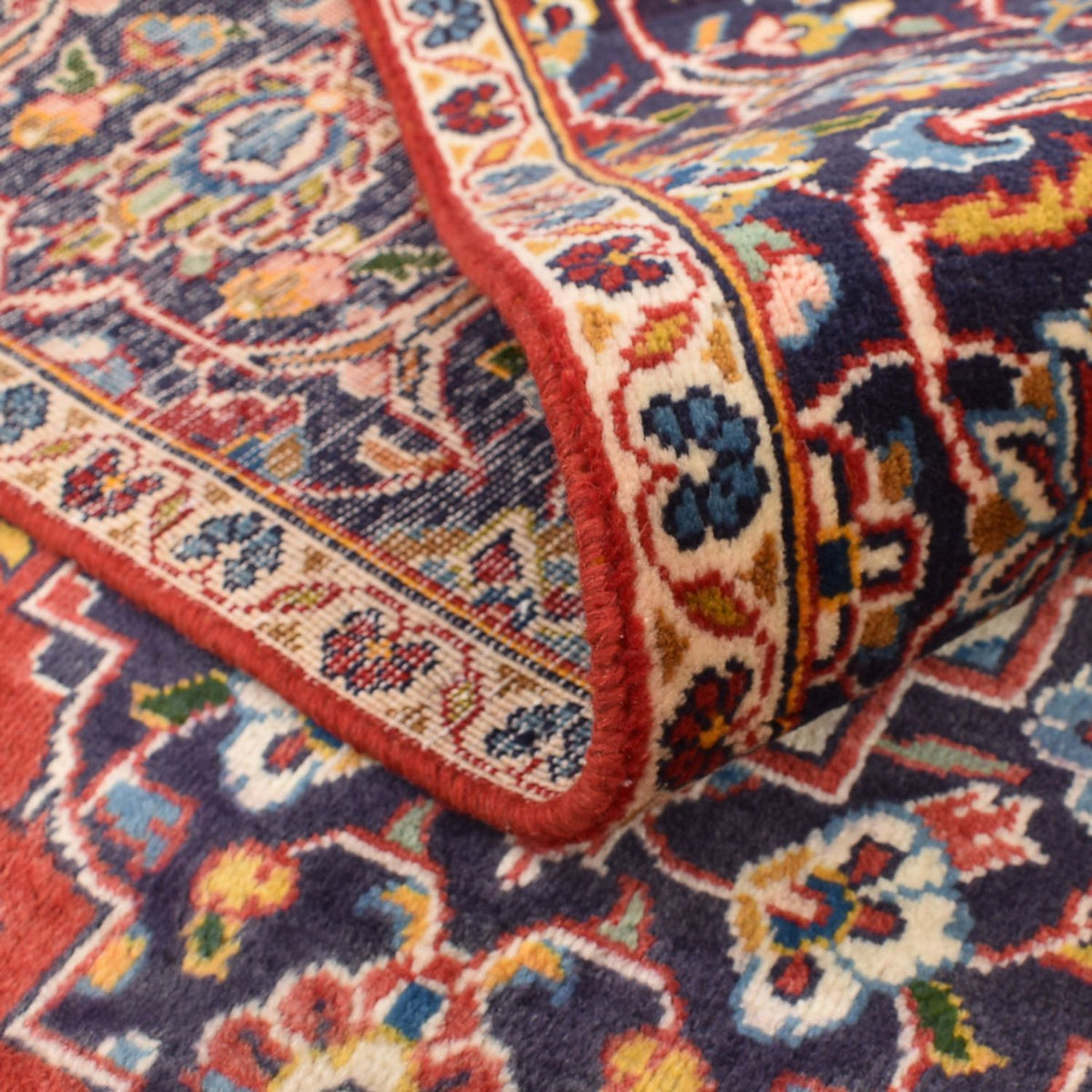 Perser Rug - Keshan - 242 x 145 cm - red