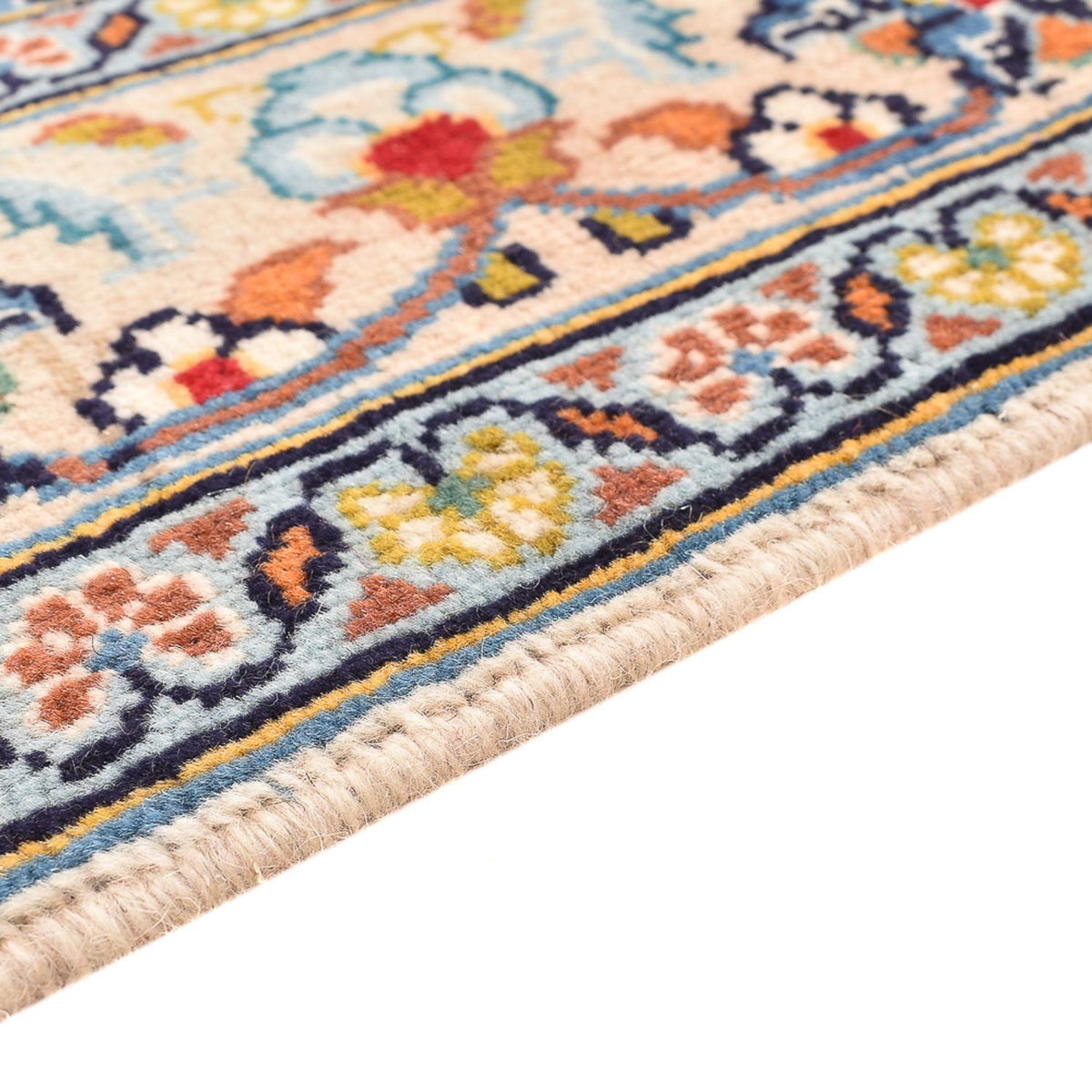 Perser Rug - Keshan - 147 x 95 cm - light beige