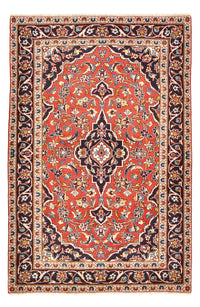 Perser Rug - Keshan - 145 x 97 cm - light red
