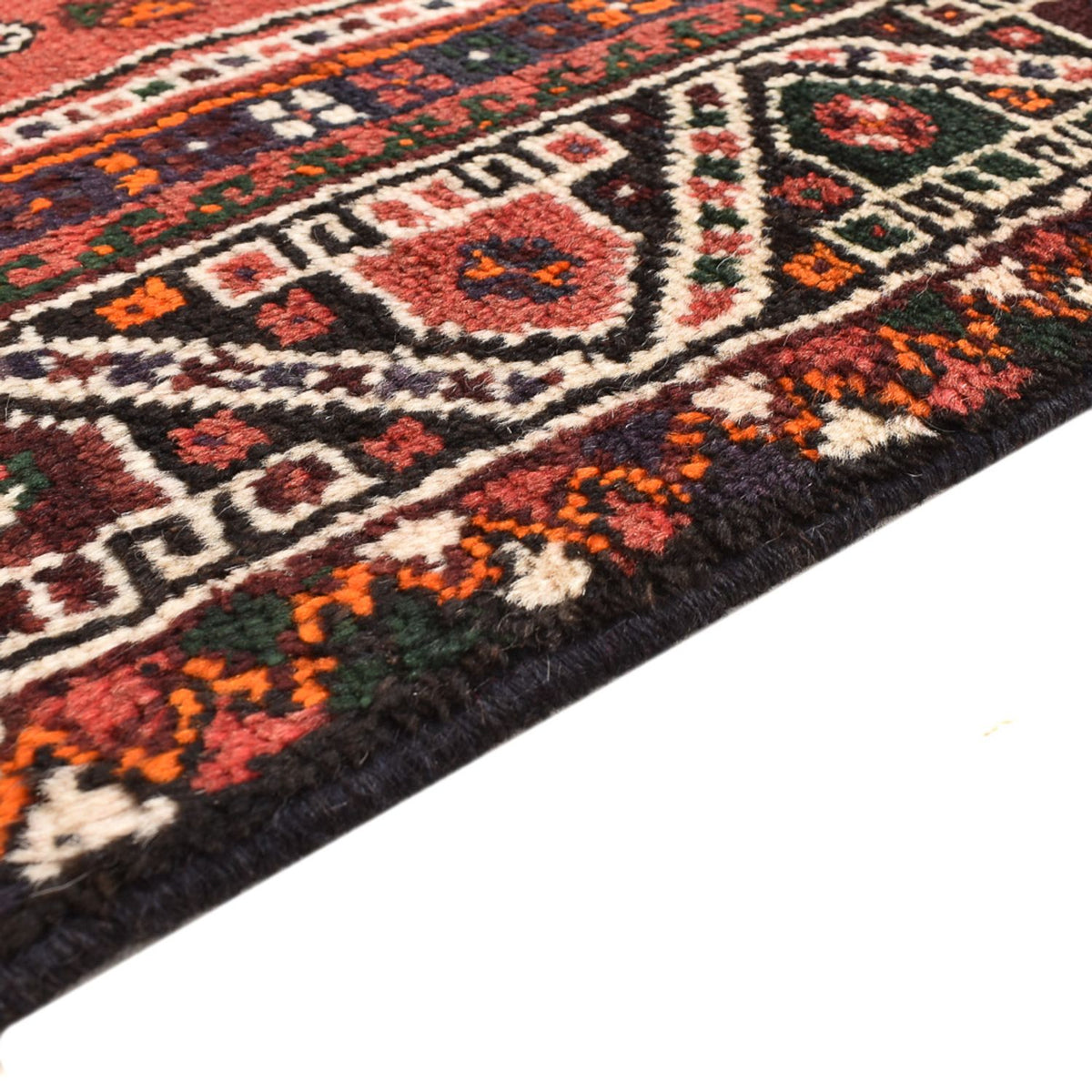 Perser Rug - Nomadic - 205 x 118 cm - dark red