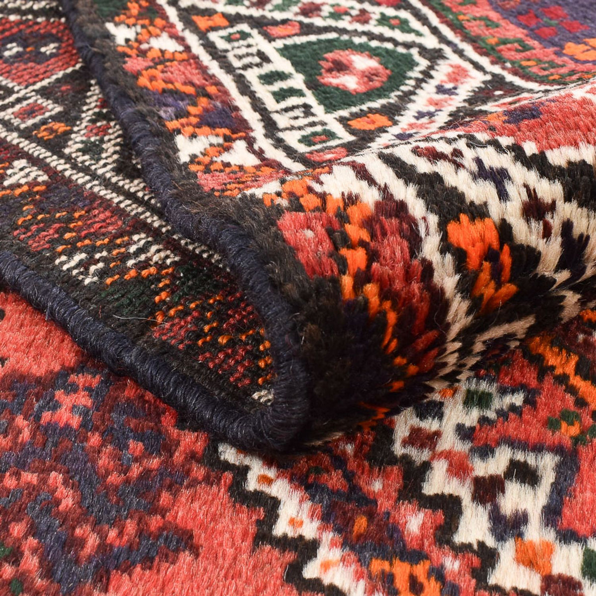 Perser Rug - Nomadic - 205 x 118 cm - dark red