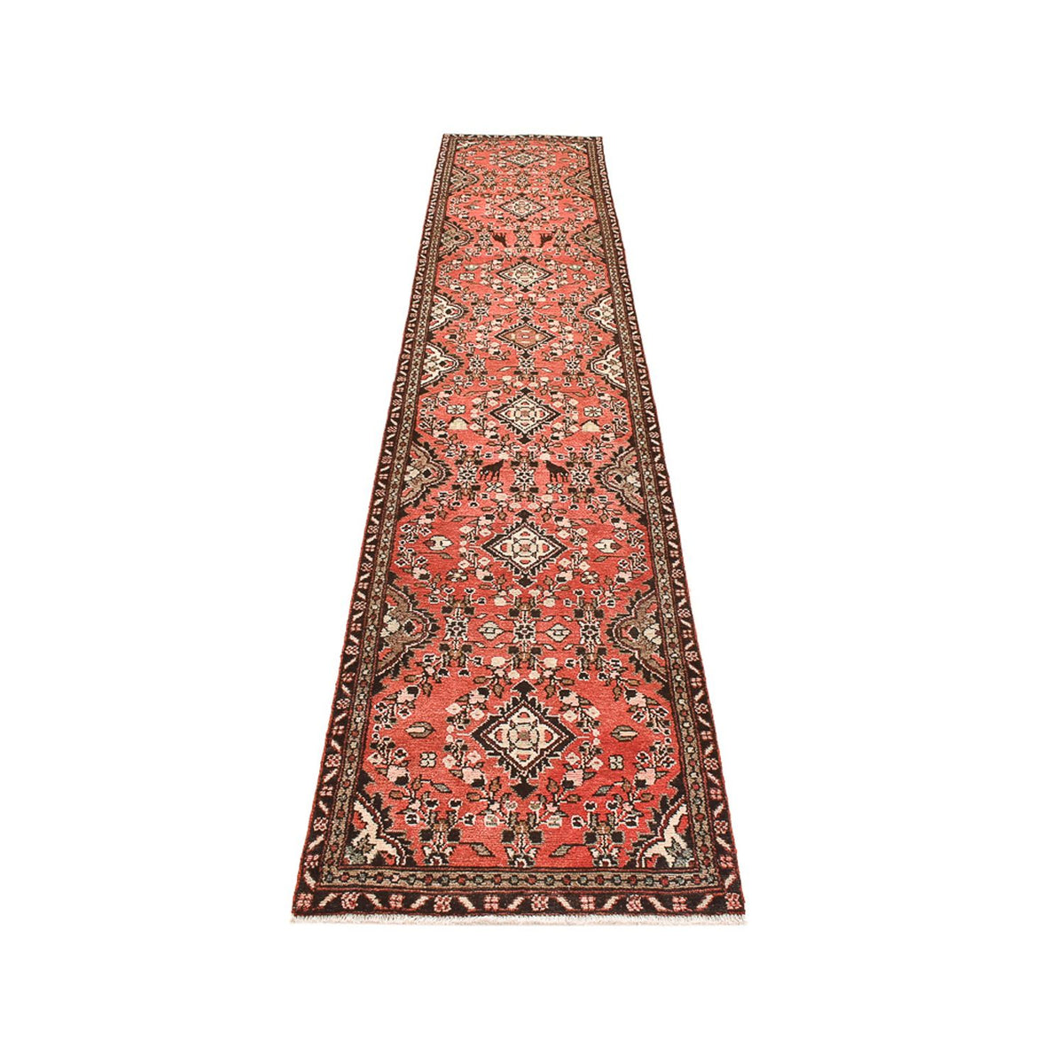 Runner Perser Rug - Nomadic - 395 x 73 cm - light red